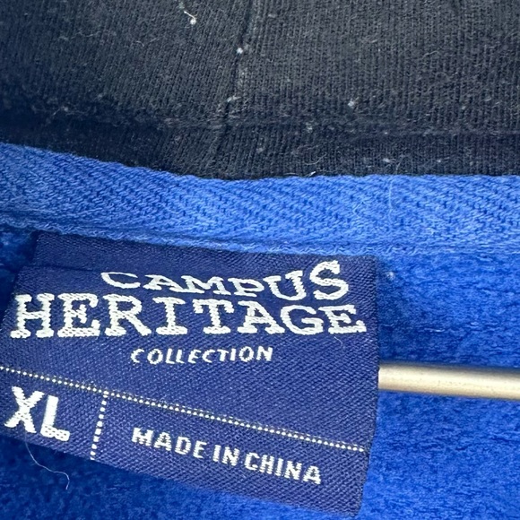 Duke Blue Devils Custom Bleach Splatter Hoodie Size XL - Picture 6 of 8